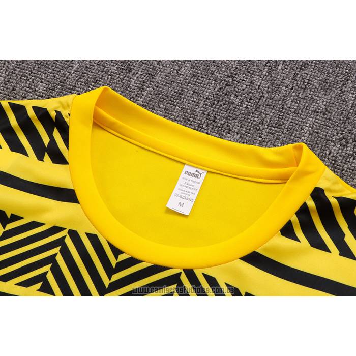 Chandal del Borussia Dortmund Manga Corta 2022-2023 Amarillo - Pantalon Corto